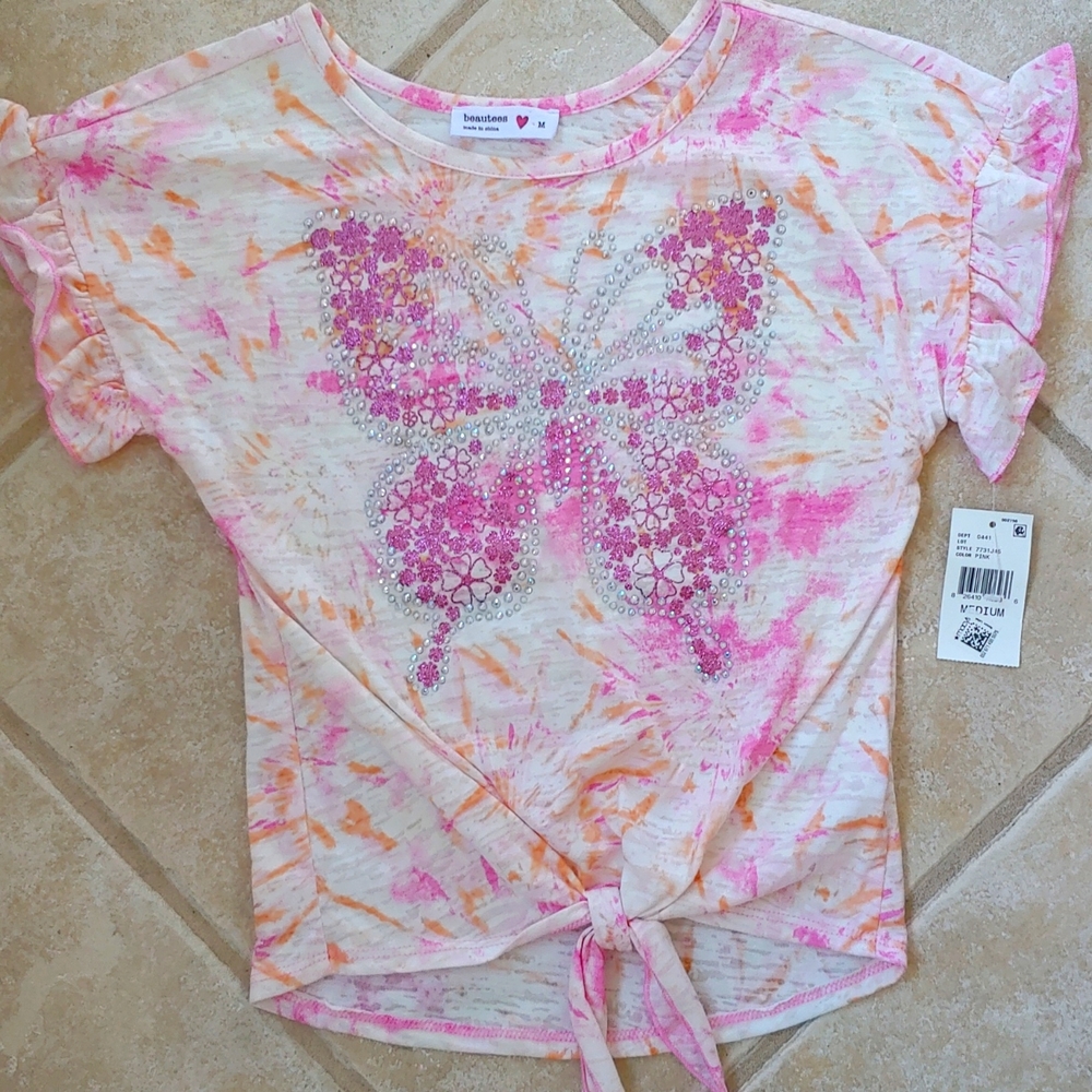 ☀SALE 4 for$20☀                Girls Butterfly Top